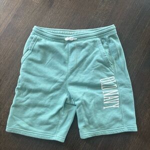 Old Navy Green Athletic Shorts with Elastic Waistband